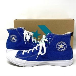 🌿Sale🌿 Converse Ctas High Canvas Rush Blue Men’s Size 9 10 Sneakers 166741C